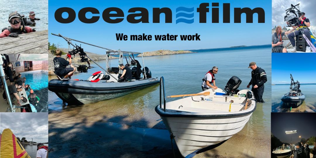 Samlade bilder på båtar och människor och ocean film logga